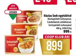 Coop Házias ĺzek egytálétel ajánlat