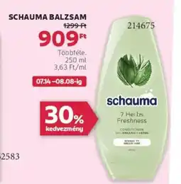 Rossmann Schauma balzsam ajánlat