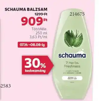 Rossmann Schauma balzsam ajánlat