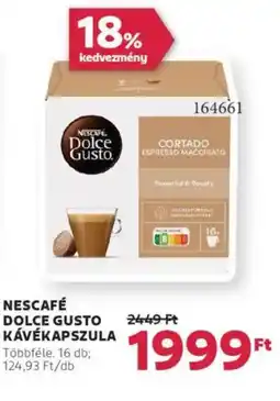 Rossmann Nescafé Dolce gusto kávékapszula ajánlat
