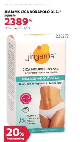 Rossmann Jimjams Cica bőrápoló olaj ajánlat