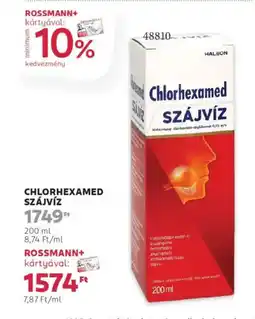 Rossmann Chlorhexamed Szájvíz ajánlat