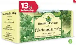 Rossmann Herbária Fekete bodza virág tea ajánlat