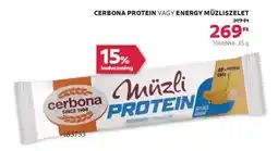 Rossmann Cerbona Protein vagy energy müzliszelet ajánlat