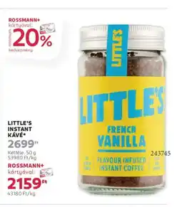 Rossmann Little's Instant kávé ajánlat