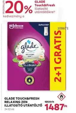 Rossmann Glade Touch&fresh relaxing zen ajánlat