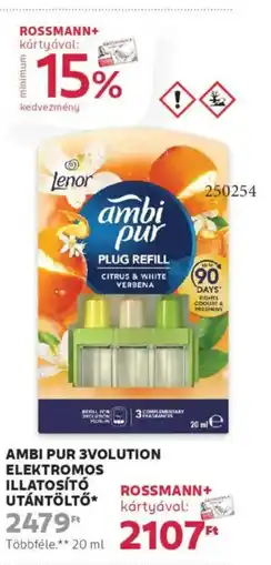Rossmann Ambi Pur 3volution elektromos illatosító ajánlat