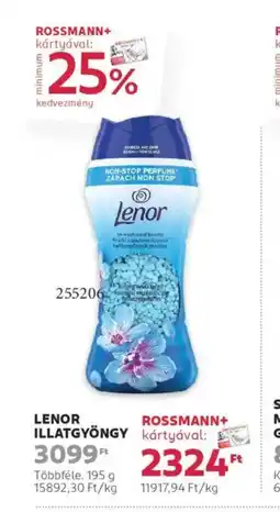 Rossmann Lenor Illatgyöngy ajánlat