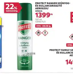Rossmann Protect Ranger szúnyog- és kullancsriasztó ajánlat