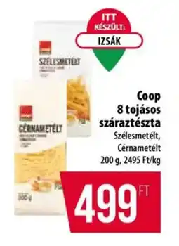 Coop Coop 8 tojásos száraztészta ajánlat
