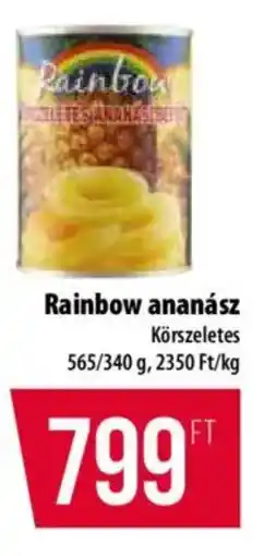 Coop Rainbow ananász ajánlat
