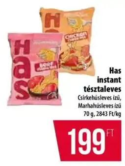 Coop Has instant tésztaleves ajánlat