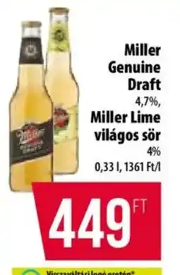 Coop Miller Genuine Draft ajánlat