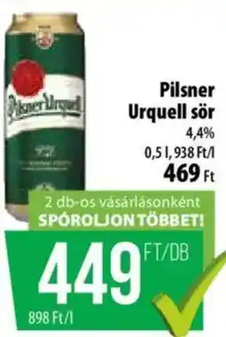 Coop Pilsner Urquell sör ajánlat