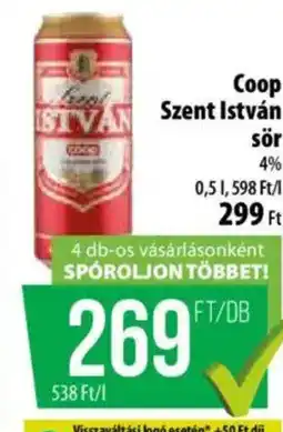 Coop Coop Szent István ajánlat