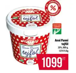 Coop Anni Panni tejföl ajánlat