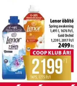 Coop Lenor öblítő ajánlat