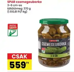 Spar SPAR csemegeuborka ajánlat