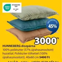 JYSK HUNNEBERG díszpárna ajánlat