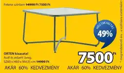 JYSK ORTEN kisasztal ajánlat