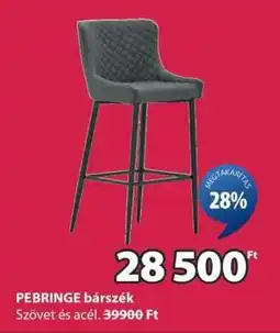 JYSK PEBRINGE bárszék ajánlat