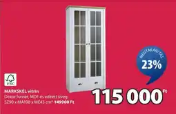 JYSK MARKSKEL vitrin ajánlat