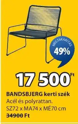 JYSK BANDSBJERG kerti szék ajánlat