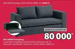 JYSK SKILLEBEKK kanapéágy ajánlat