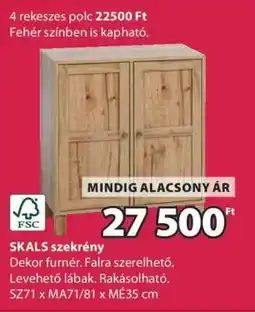 JYSK SKALS szekrény ajánlat