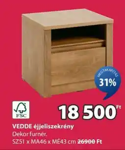JYSK VEDDE ÉJJELISZEKRÉNY ajánlat