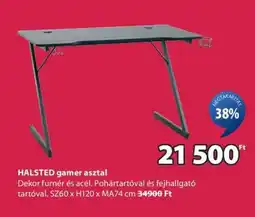 JYSK HALSTED GAMER ASZTAL ajánlat