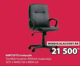 JYSK NIMTOFTE irodaszék ajánlat