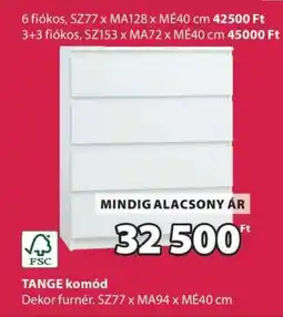 JYSK TANGE komód ajánlat