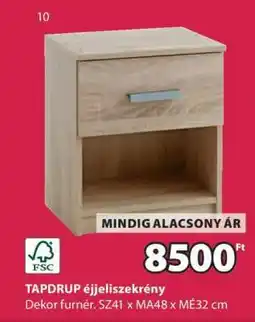 JYSK TAPDRUP éjjeliszekrény ajánlat