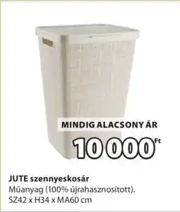 JYSK JUTE szennyeskosár ajánlat