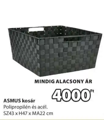 JYSK ASMUS kosár ajánlat