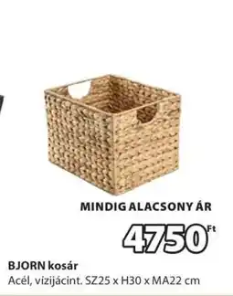 JYSK BJORN kosár ajánlat