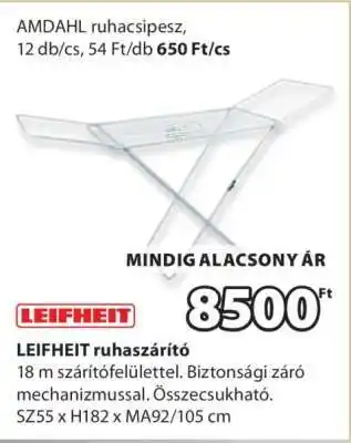 JYSK LEIFHEIT RUHASZÁRÍTÓ ajánlat