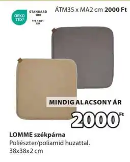 JYSK LOMME székpárna ajánlat
