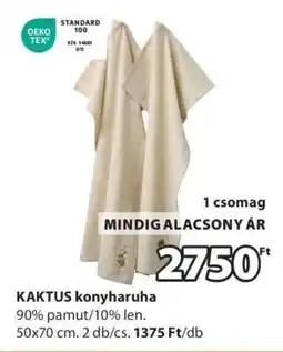 JYSK KAKTUS KONYHARUHA ajánlat