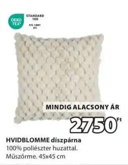 JYSK HVIDBLOMME díszpárna ajánlat