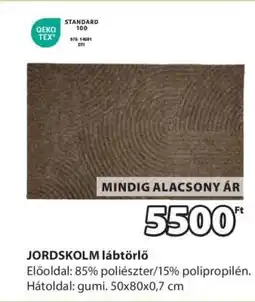 JYSK JORDSKOLM lábtörlő ajánlat