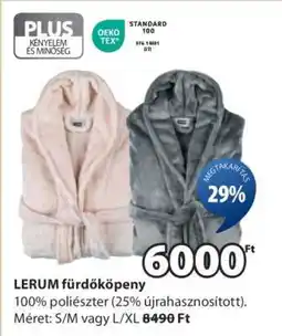 JYSK LERUM fürdőköpeny ajánlat