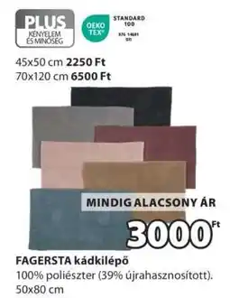 JYSK FAGERSTA KÁDKILÉPŐ ajánlat