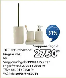 JYSK TORUP fürdőszobai kiegészítők ajánlat