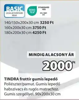 JYSK TINDRA FROTTÍR GUMIS LEPEDŐ ajánlat