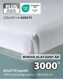 JYSK BOLETTE lepedő ajánlat