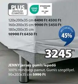 JYSK JENNY jersey gumis lepedő ajánlat
