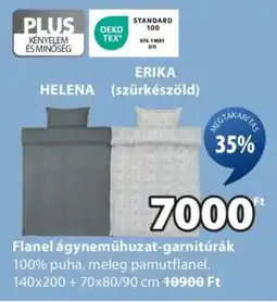 JYSK FLANEL ÁGYNEMŰHUZAT-GARNITÚRÁK ajánlat