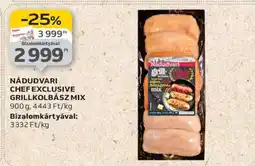 Auchan Nádudvari Chef Exclusive Grillkolbász Mix ajánlat